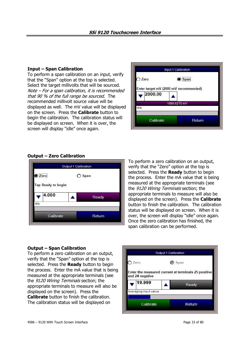 Super Systems 9120 with TS User Manual | Page 33 / 80