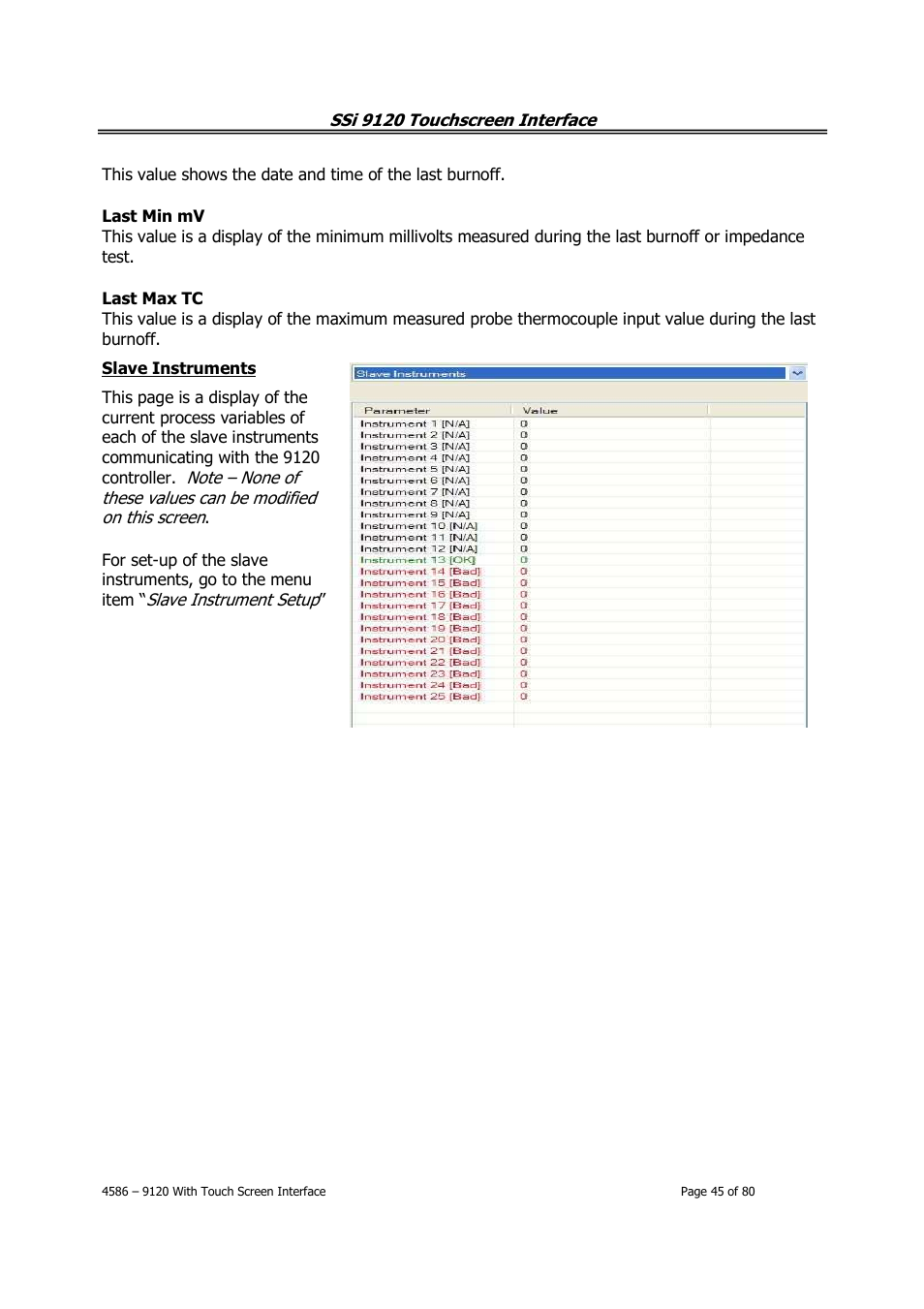 Super Systems 9120 with TS User Manual | Page 45 / 80