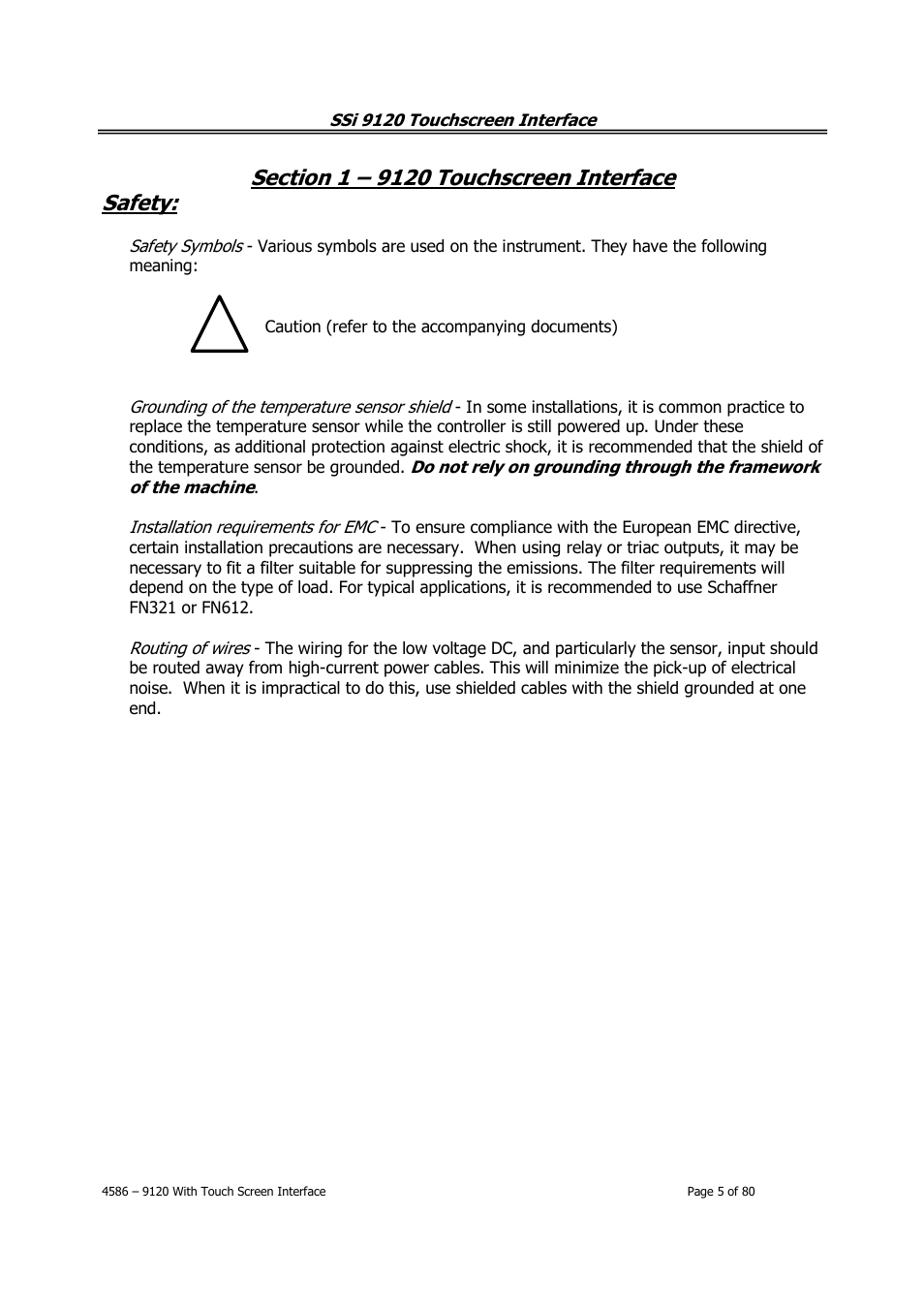 Super Systems 9120 with TS User Manual | Page 5 / 80