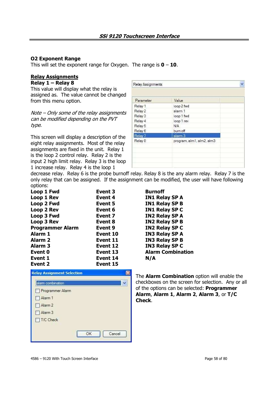 Super Systems 9120 with TS User Manual | Page 58 / 80