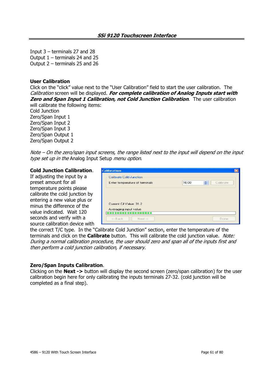 Super Systems 9120 with TS User Manual | Page 61 / 80