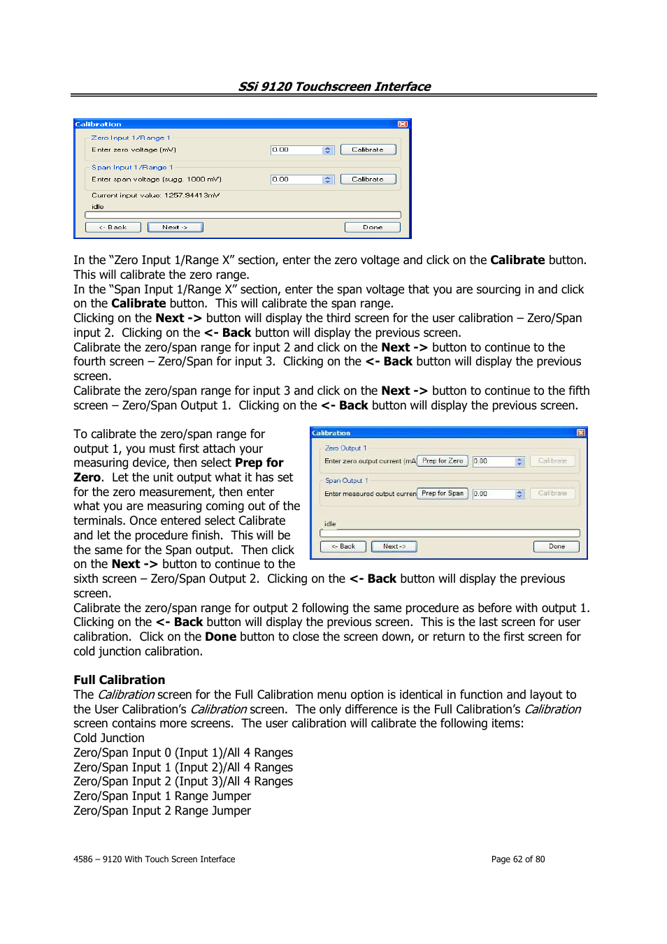 Super Systems 9120 with TS User Manual | Page 62 / 80