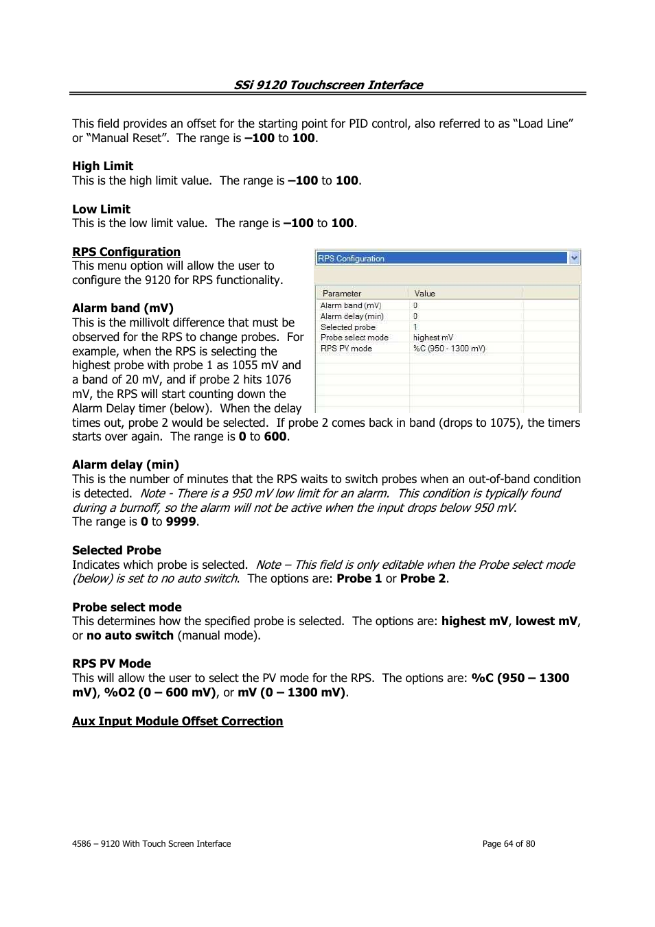 Super Systems 9120 with TS User Manual | Page 64 / 80