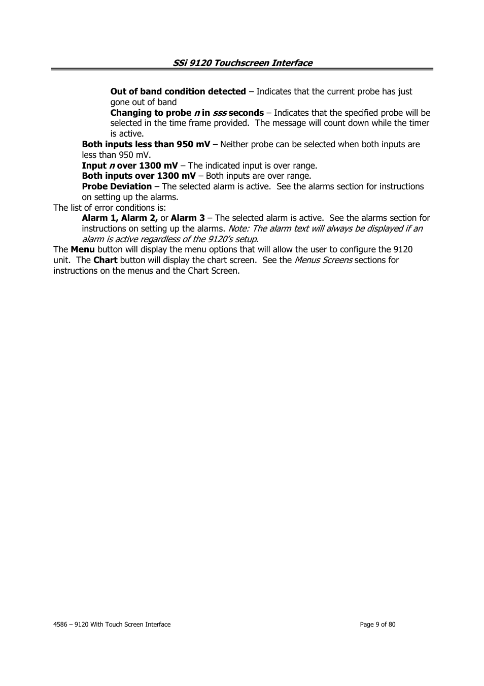 Super Systems 9120 with TS User Manual | Page 9 / 80