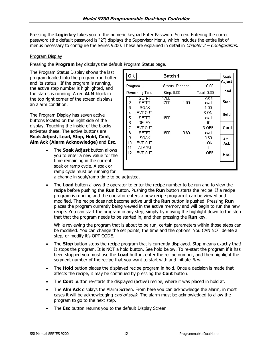 Super Systems 9200 User Manual | Page 12 / 61