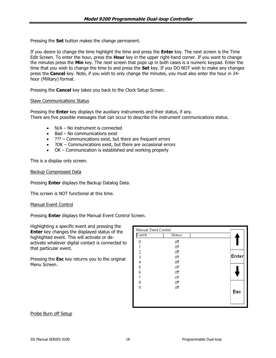 Super Systems 9200 User Manual | Page 18 / 61