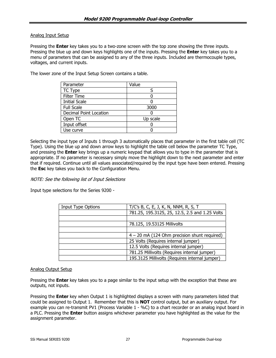 Super Systems 9200 User Manual | Page 27 / 61