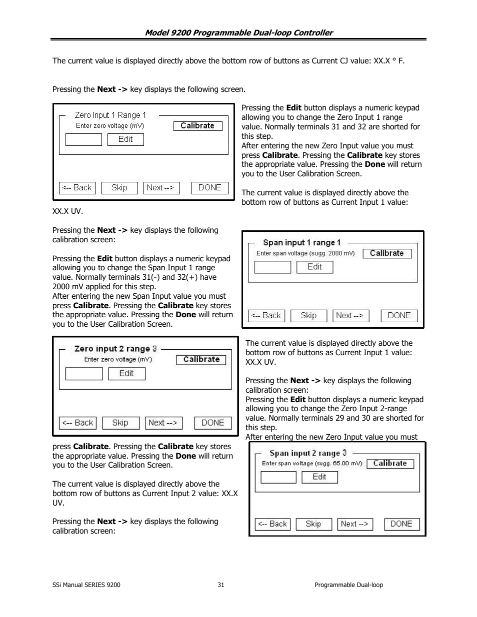 Super Systems 9200 User Manual | Page 31 / 61