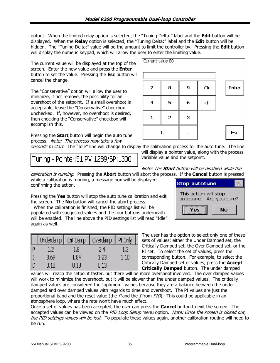 Super Systems 9200 User Manual | Page 35 / 61