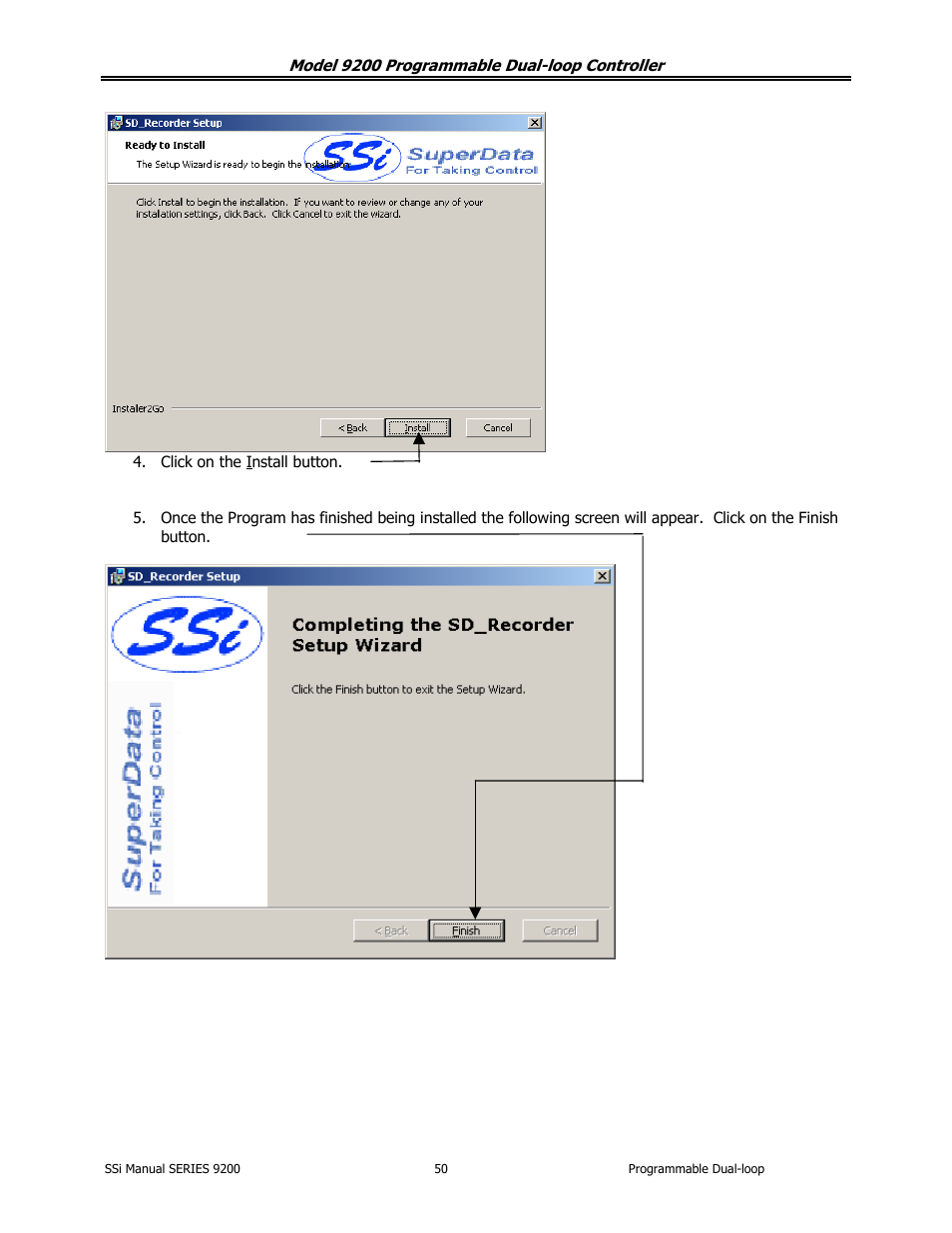 Super Systems 9200 User Manual | Page 50 / 61