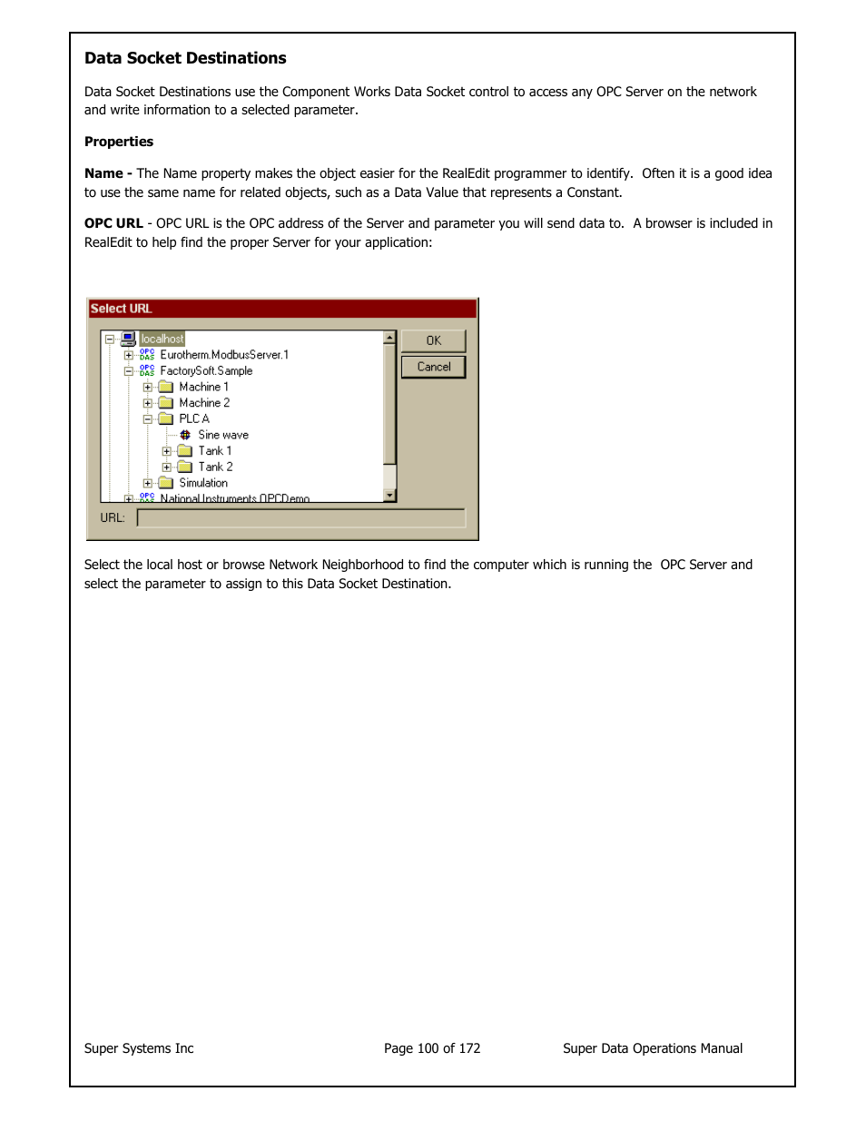 Super Systems SuperDATA User Manual | Page 100 / 172