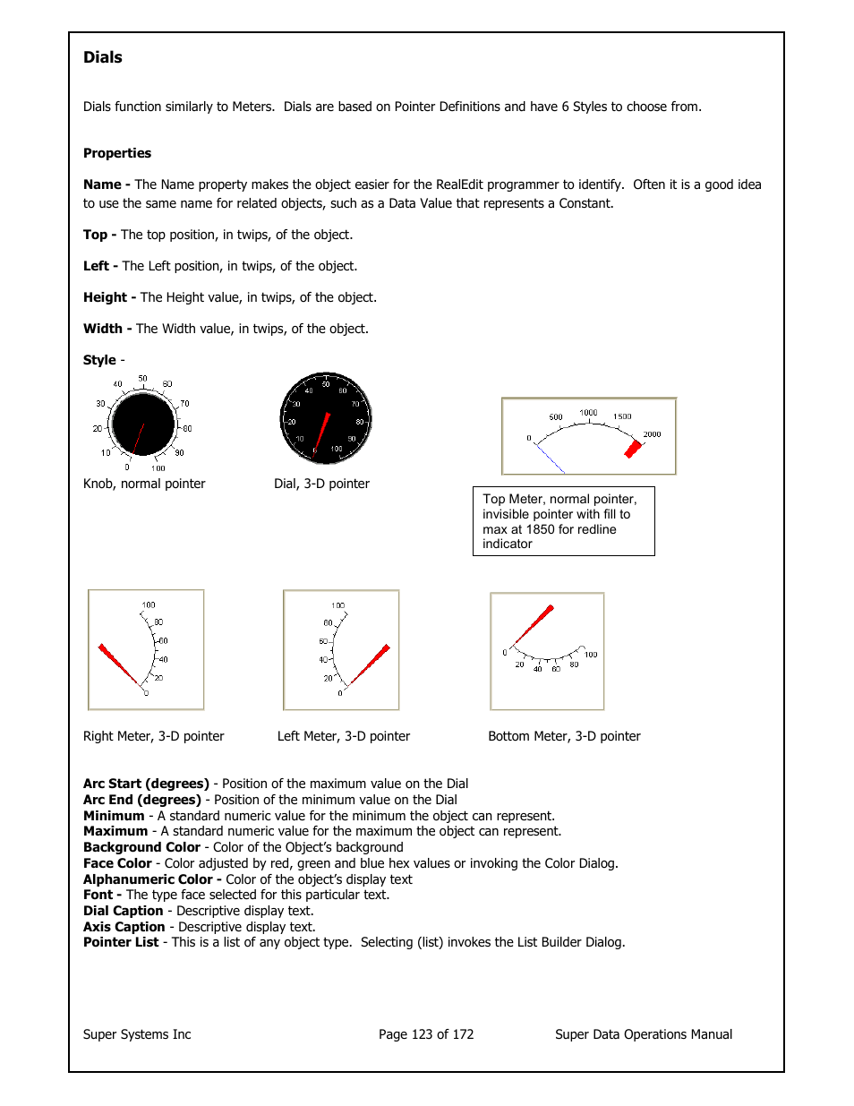Super Systems SuperDATA User Manual | Page 123 / 172