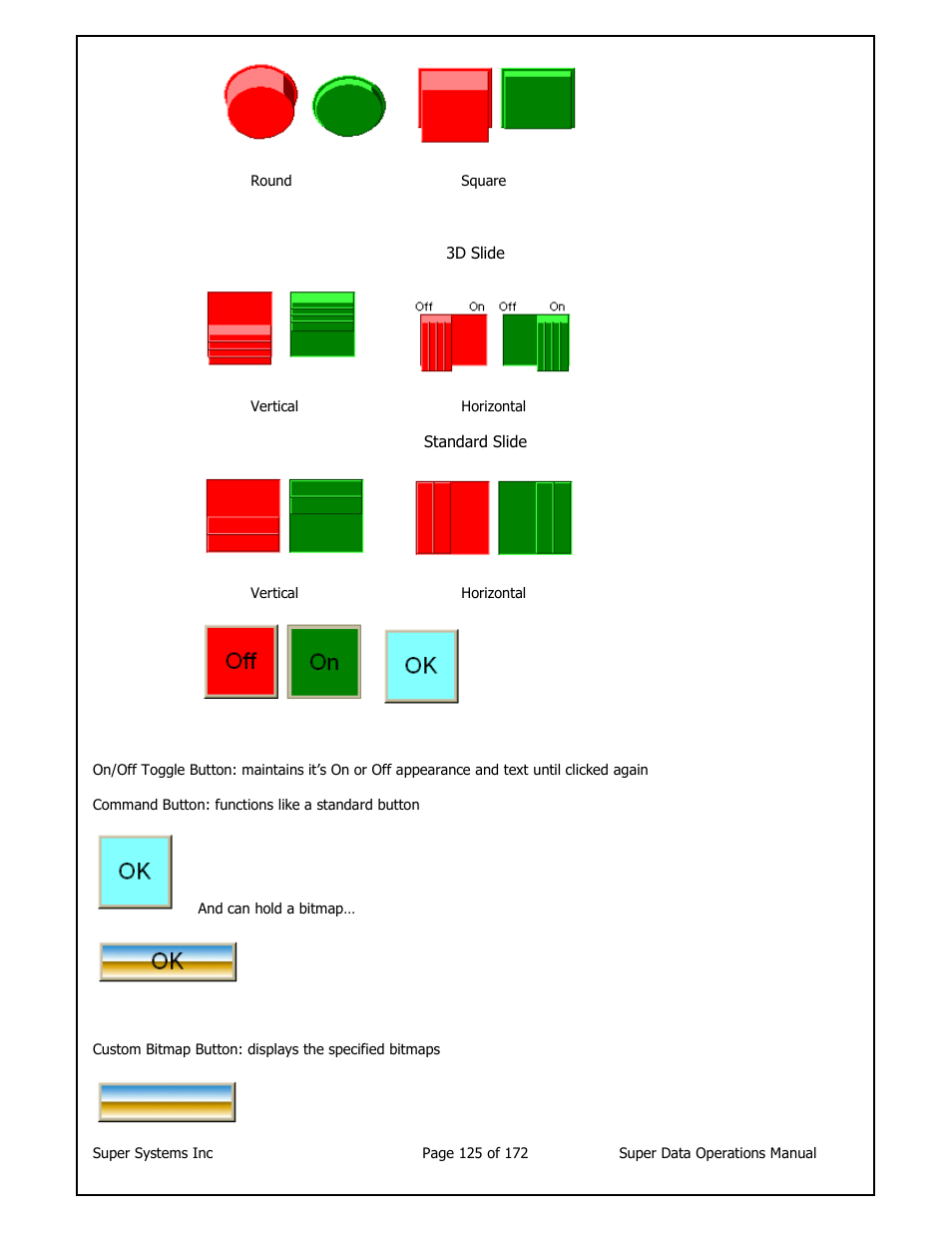 Super Systems SuperDATA User Manual | Page 125 / 172