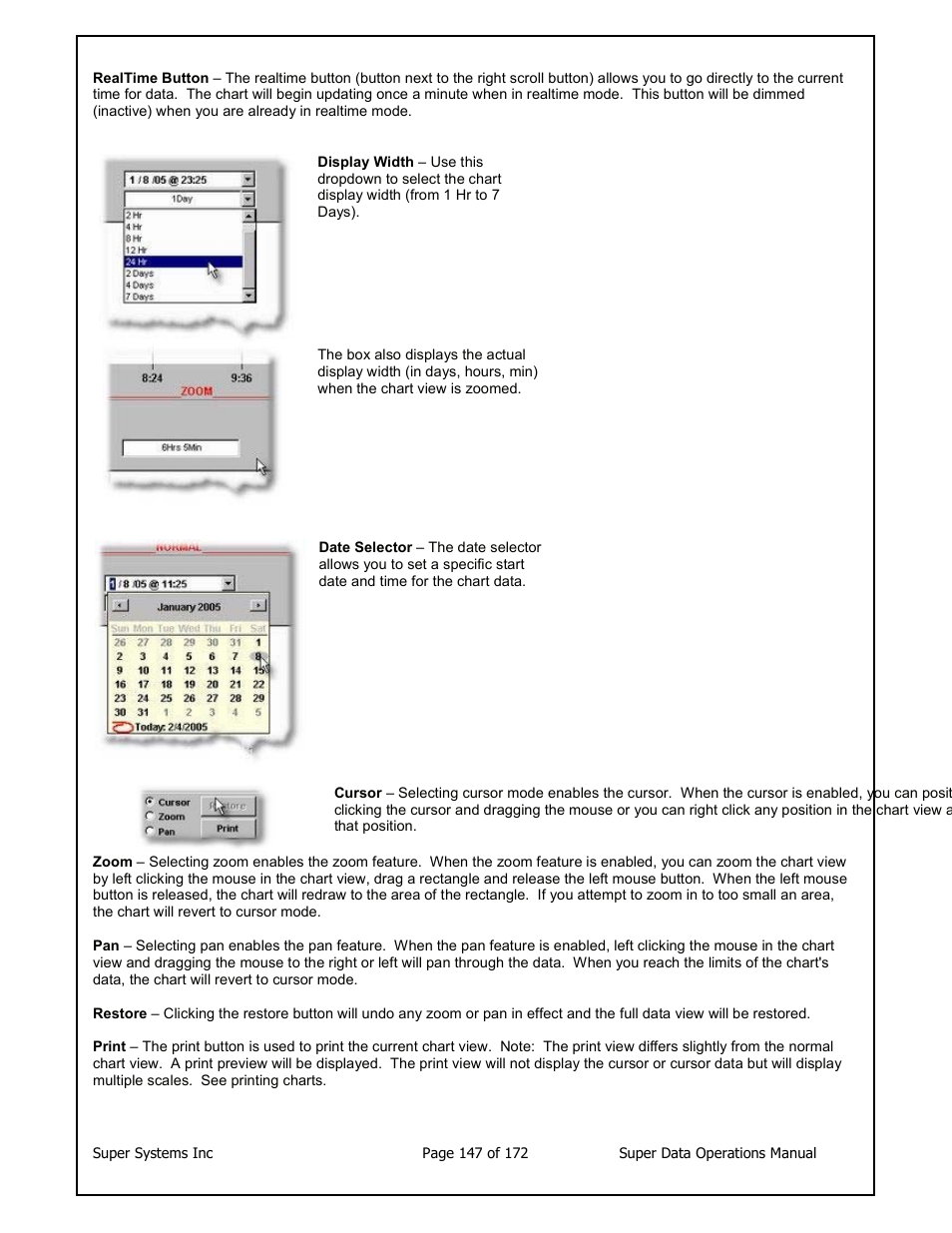 Super Systems SuperDATA User Manual | Page 147 / 172