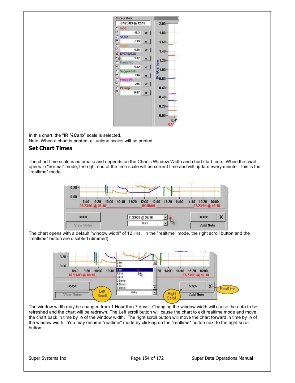 Super Systems SuperDATA User Manual | Page 154 / 172