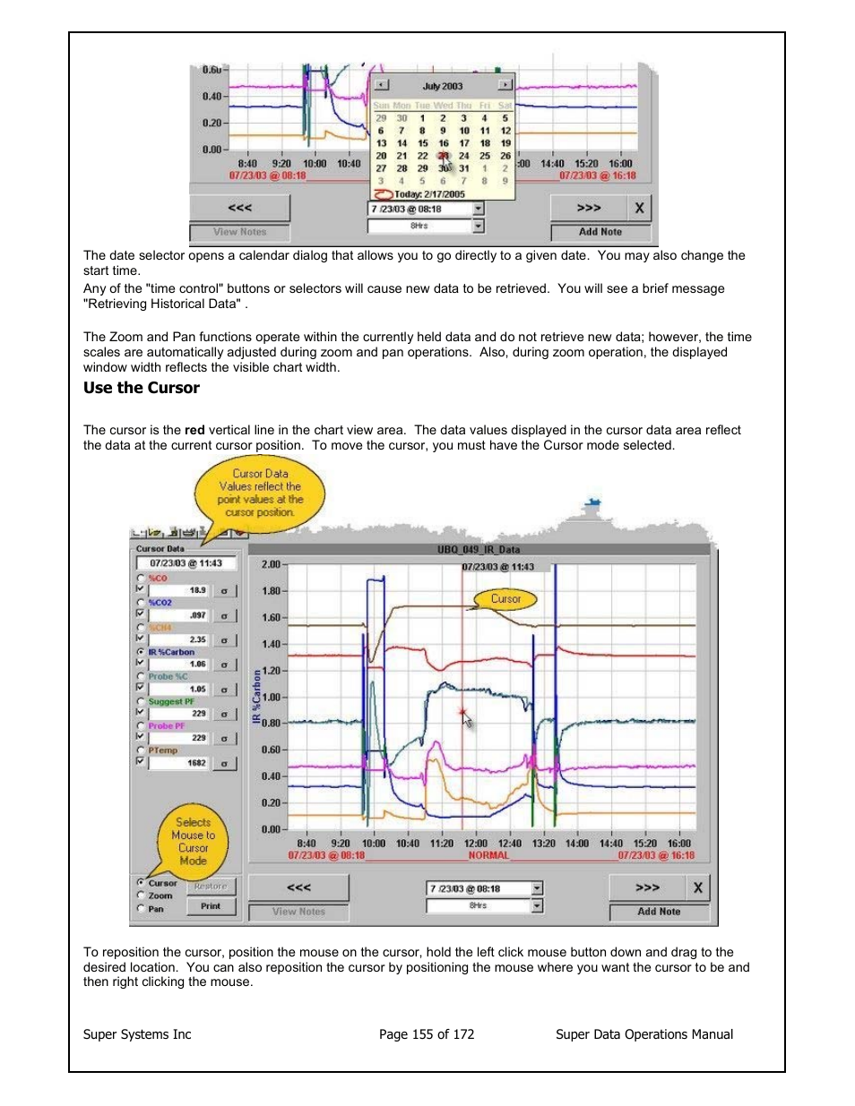 Super Systems SuperDATA User Manual | Page 155 / 172