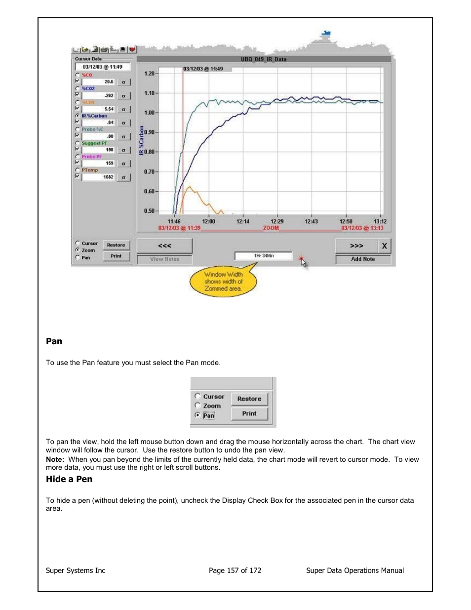 Super Systems SuperDATA User Manual | Page 157 / 172