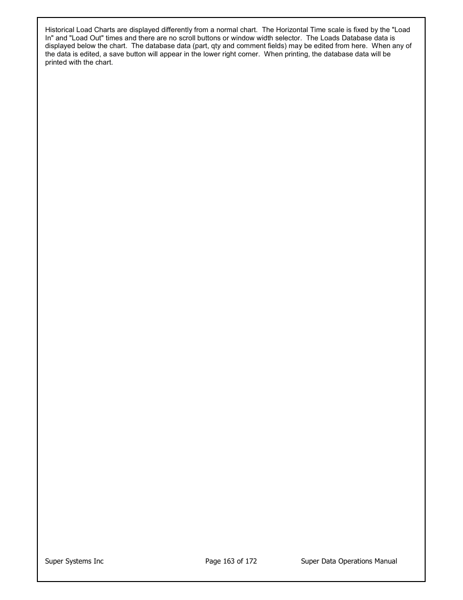 Super Systems SuperDATA User Manual | Page 163 / 172
