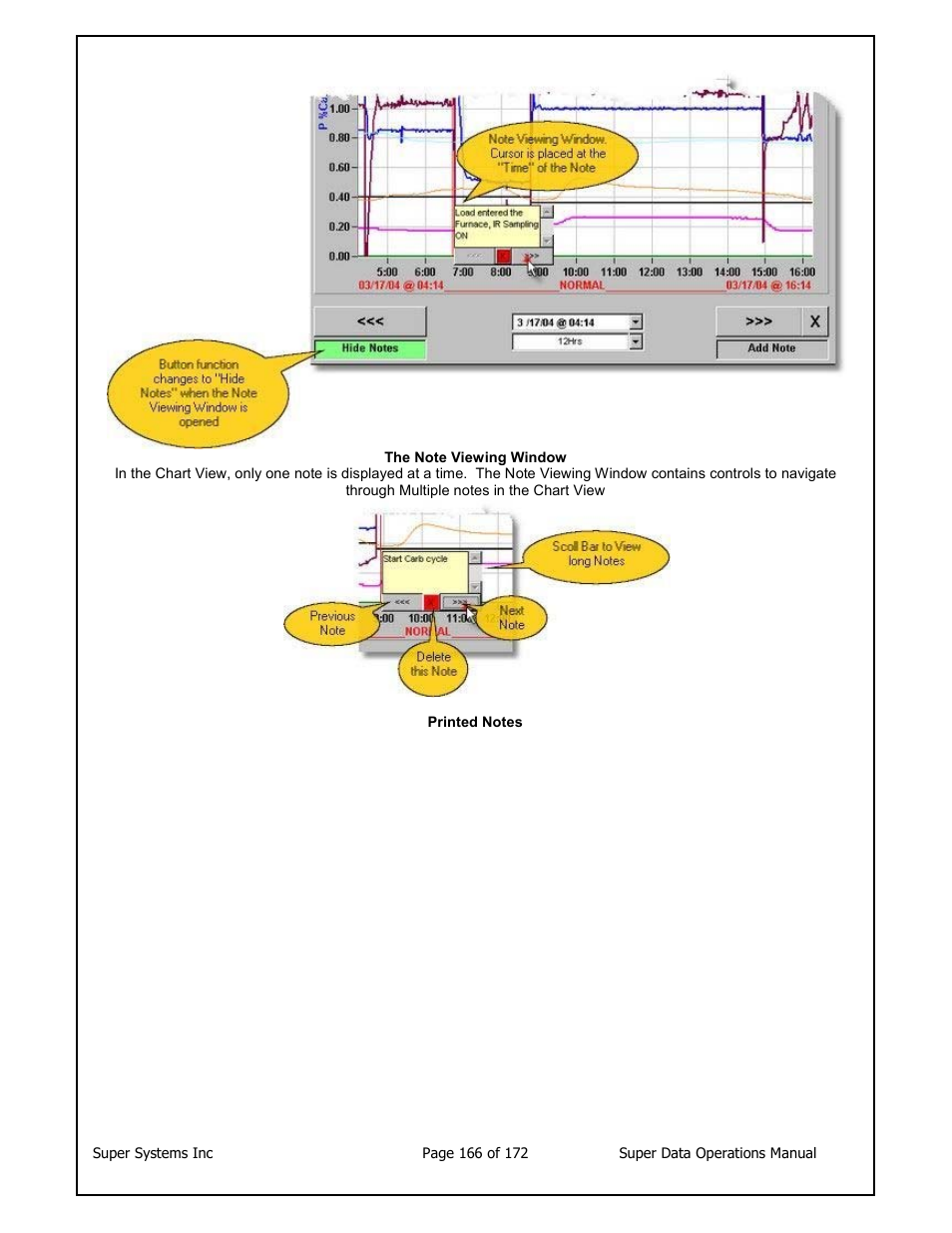 Super Systems SuperDATA User Manual | Page 166 / 172
