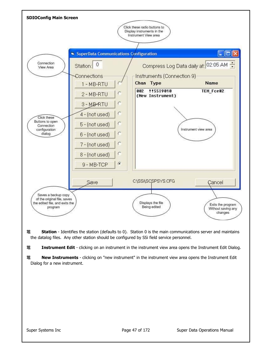 Super Systems SuperDATA User Manual | Page 47 / 172