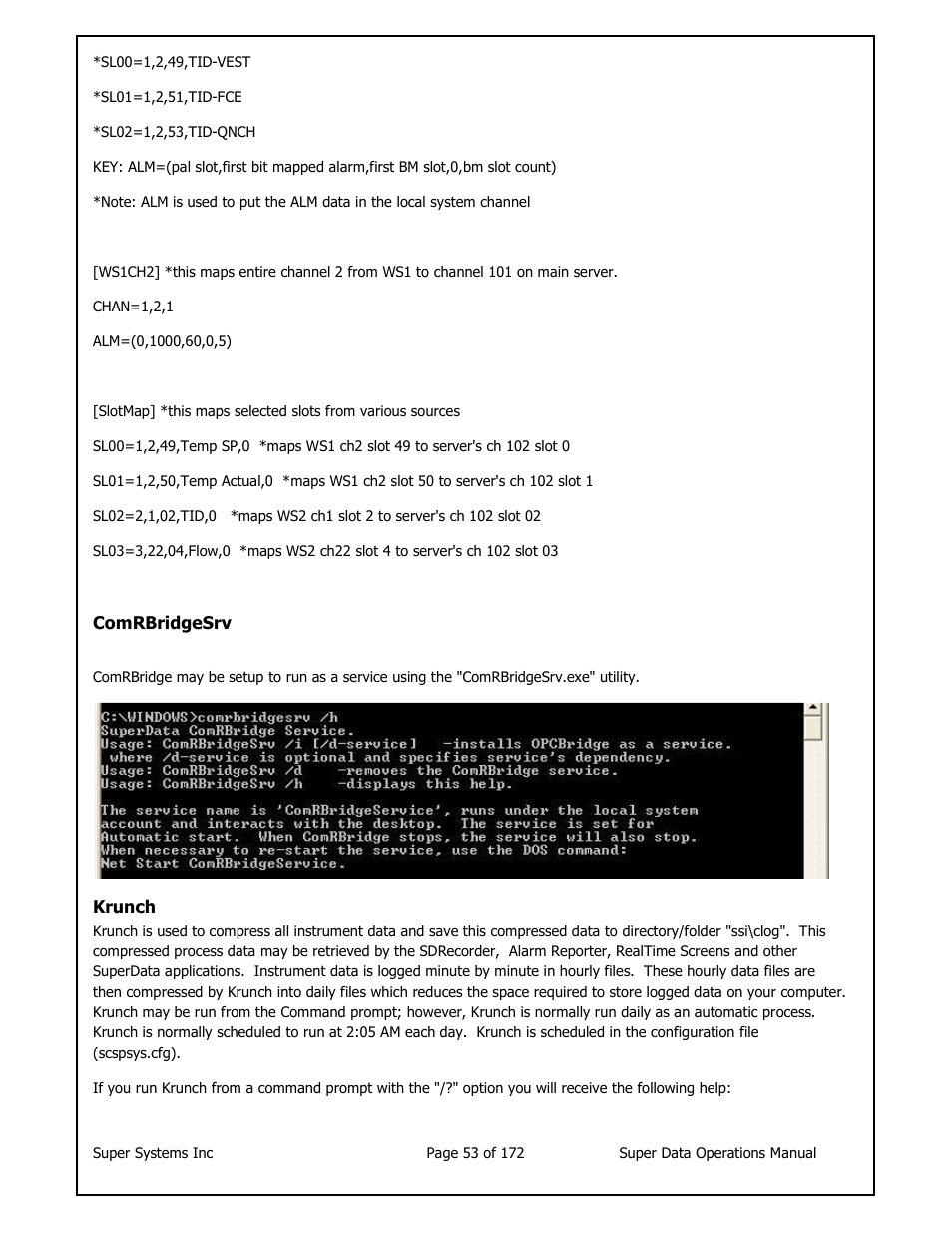 Super Systems SuperDATA User Manual | Page 53 / 172