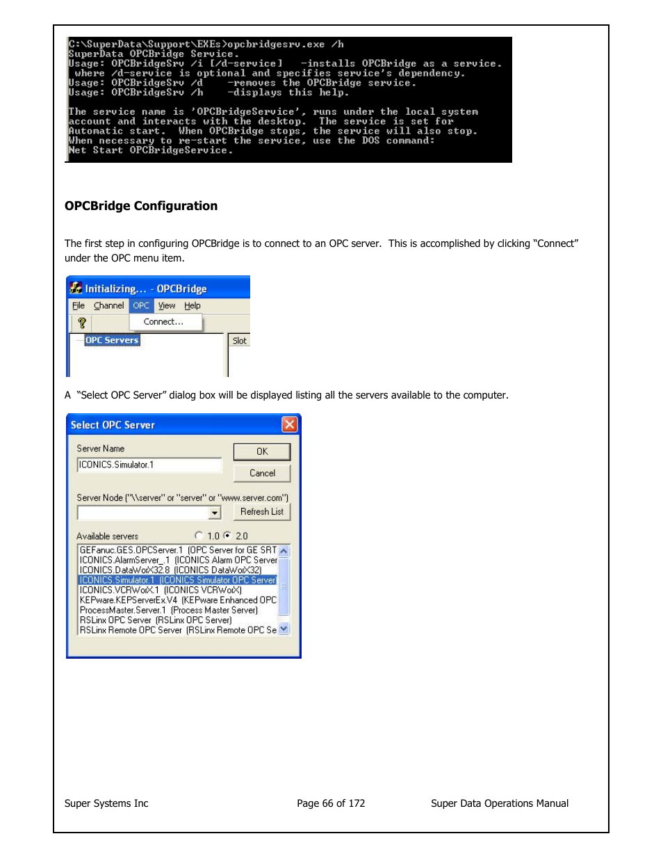 Super Systems SuperDATA User Manual | Page 66 / 172