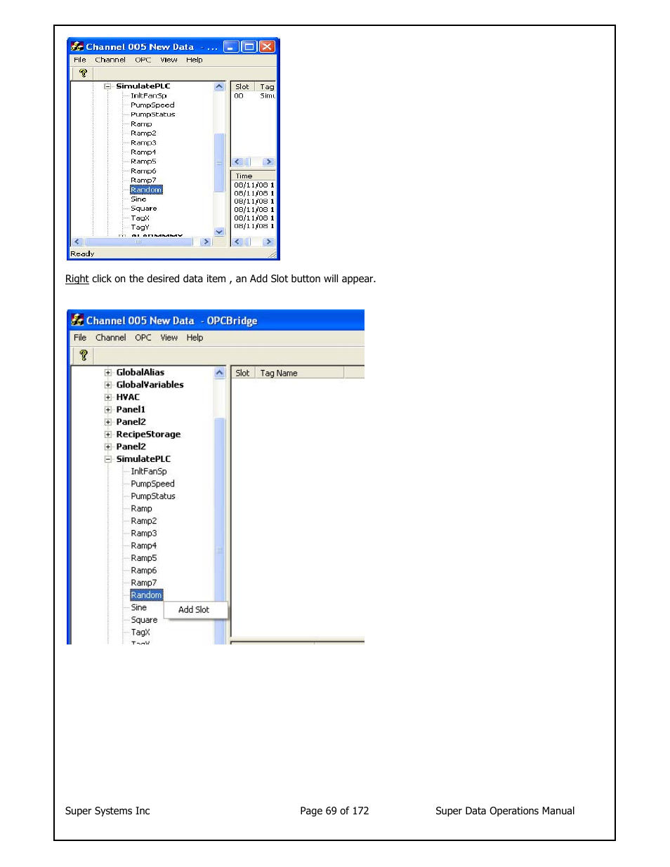 Super Systems SuperDATA User Manual | Page 69 / 172