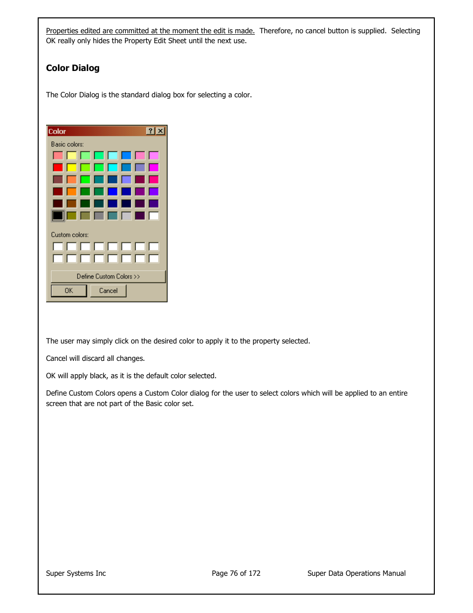Super Systems SuperDATA User Manual | Page 76 / 172