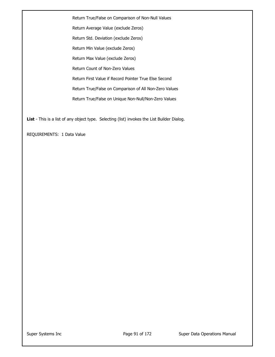Super Systems SuperDATA User Manual | Page 91 / 172