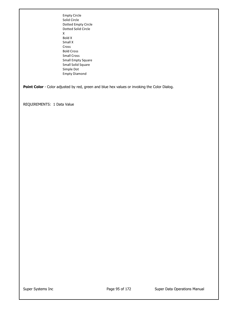 Super Systems SuperDATA User Manual | Page 95 / 172