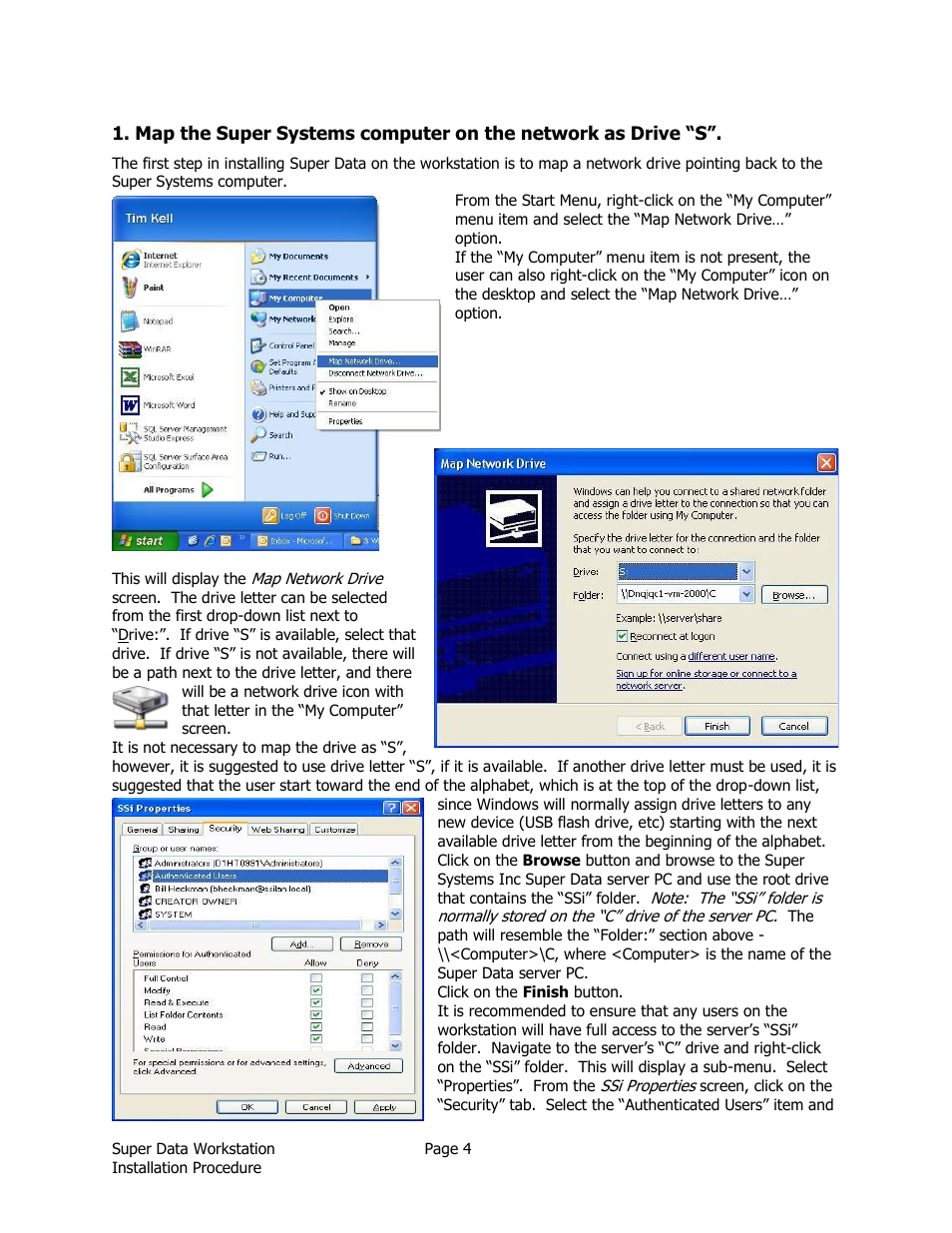 Super Systems SuperDATA Installation User Manual | Page 4 / 12