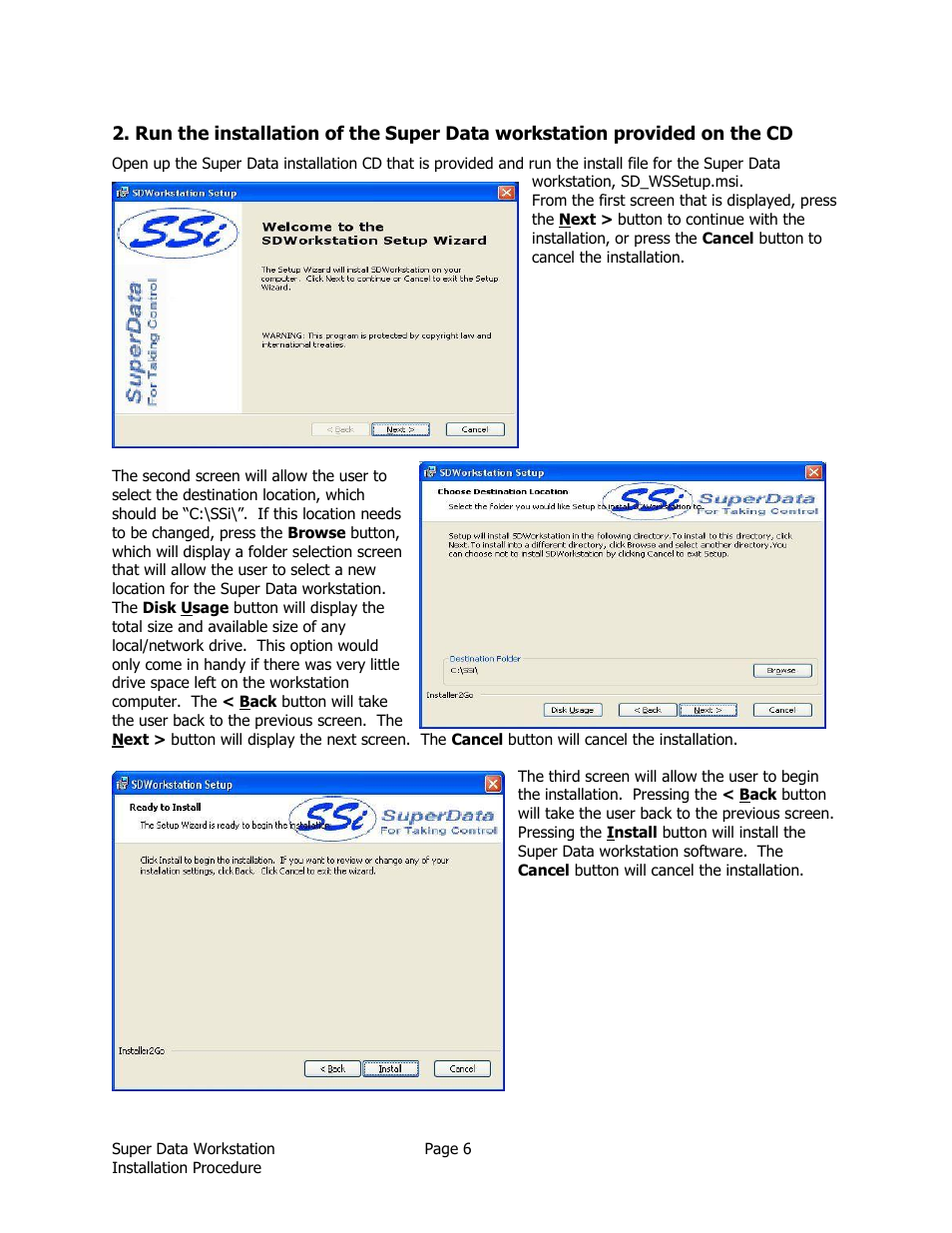 Super Systems SuperDATA Installation User Manual | Page 6 / 12
