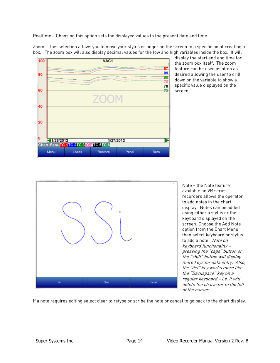 Super Systems Paperless VR User Manual | Page 15 / 77