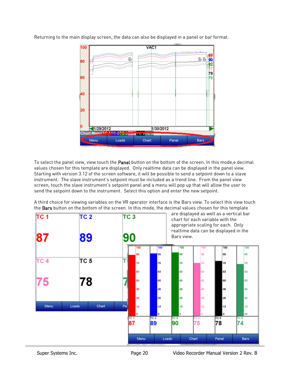 Super Systems Paperless VR User Manual | Page 21 / 77