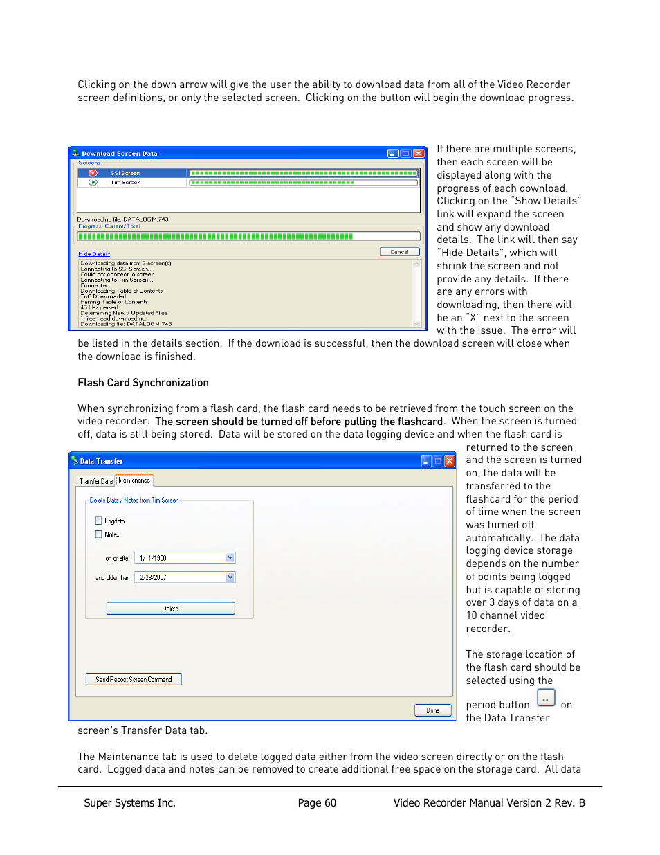 Super Systems Paperless VR User Manual | Page 61 / 77