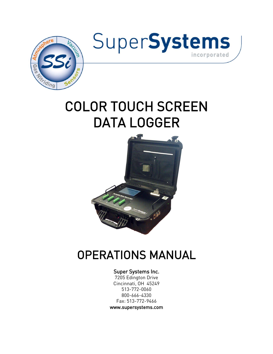 Super Systems SDS 8120 User Manual | 104 pages