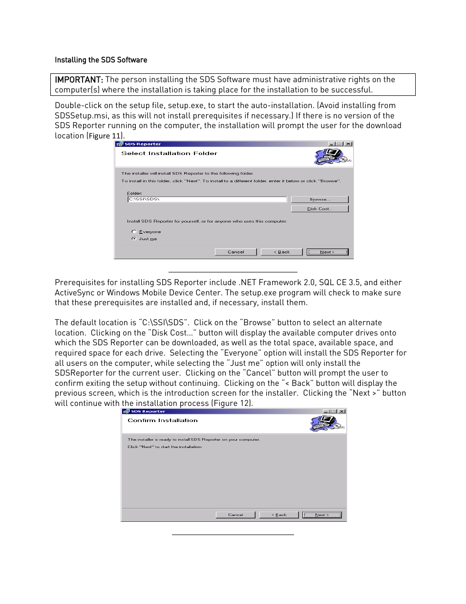 Installing the sds software | Super Systems SDS 8120 User Manual | Page 13 / 104
