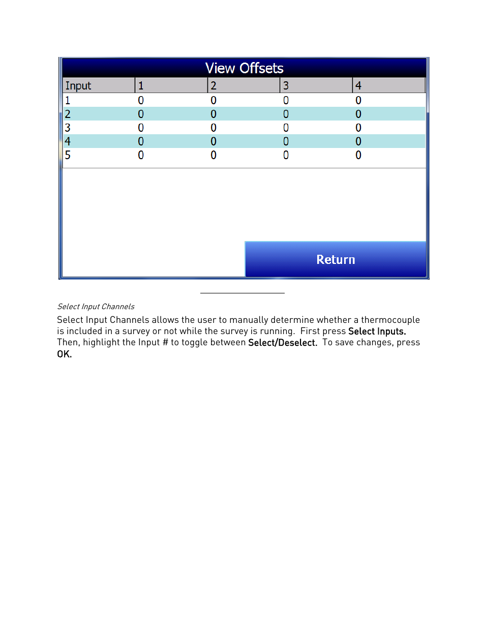Select input channels | Super Systems SDS 8120 User Manual | Page 26 / 104
