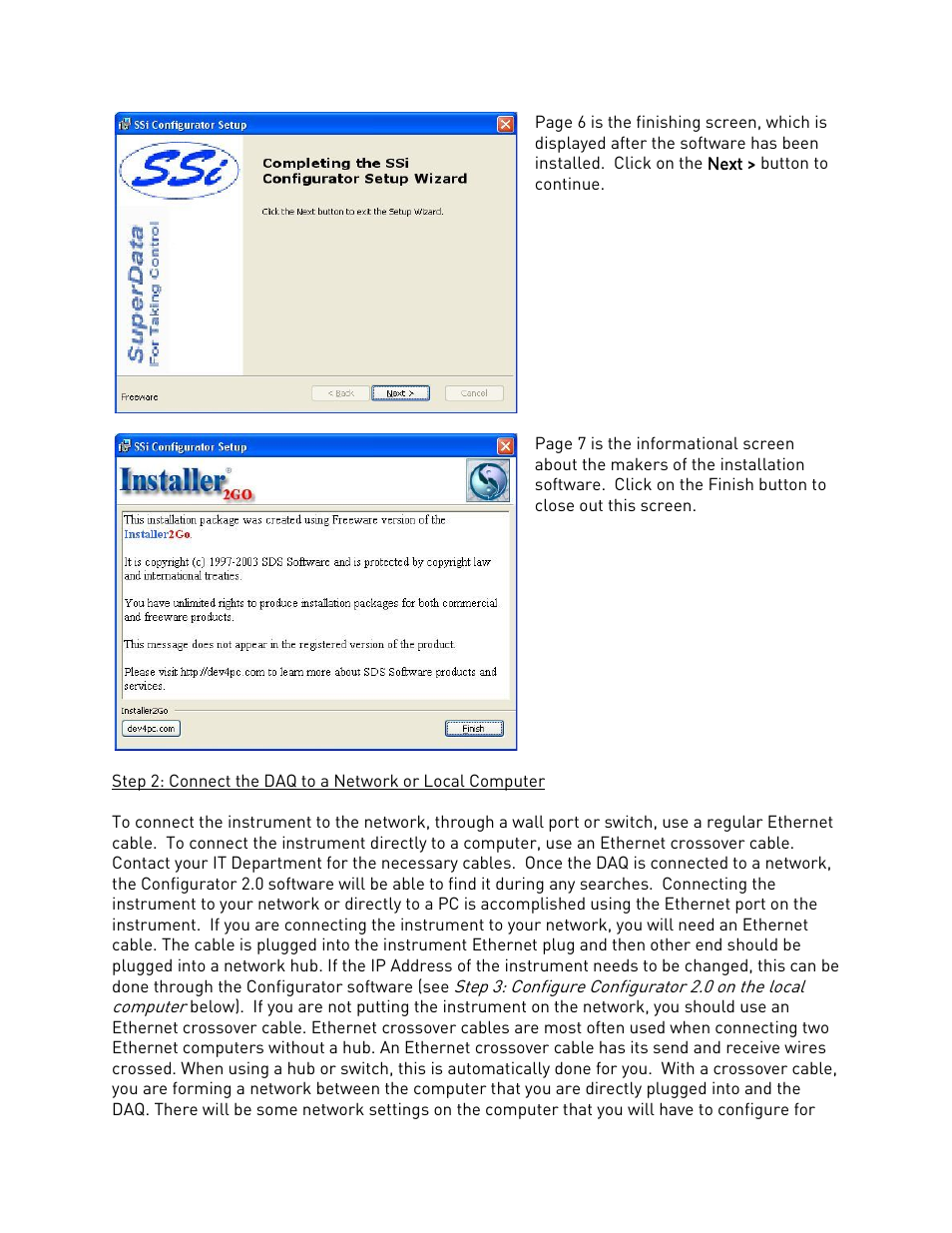 Super Systems DAQ User Manual | Page 6 / 34