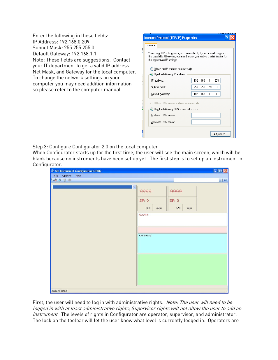 Step 3: configure configurator 2.0 on the local, Computer | Super Systems DAQ User Manual | Page 8 / 34