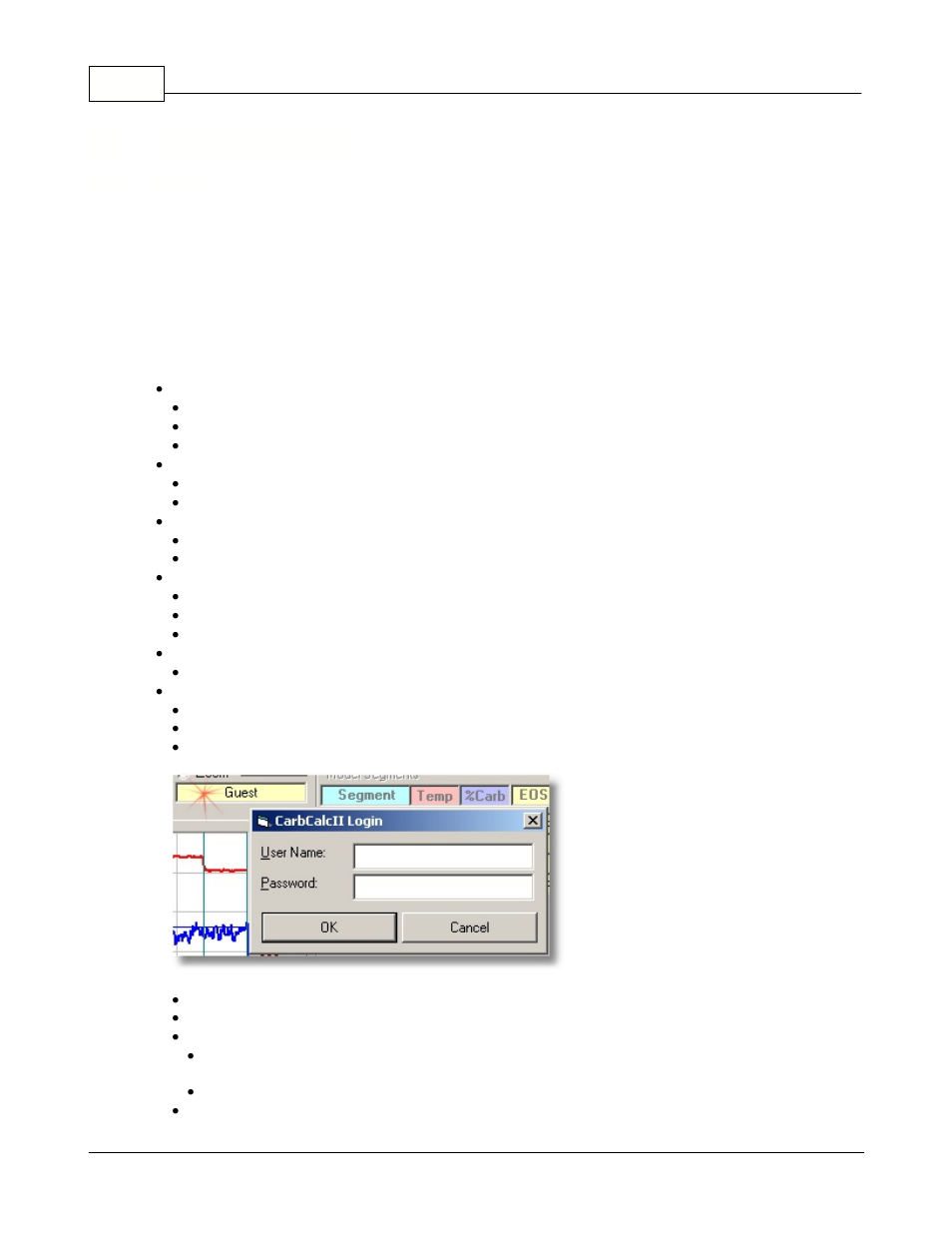 5 users and security | Super Systems CarbCALC II User Manual | Page 16 / 47