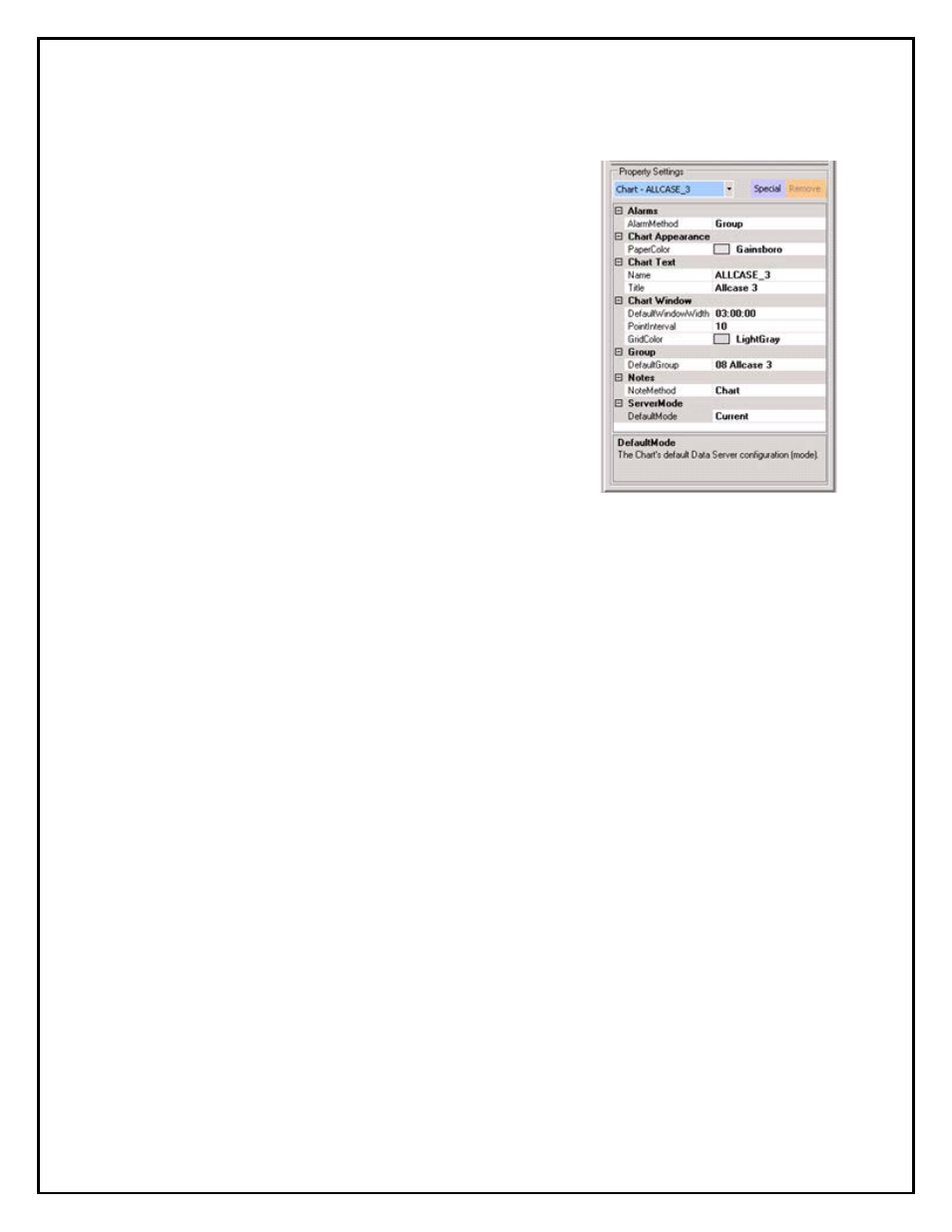 General chart settings | Super Systems SD Recorder II User Manual | Page 12 / 50
