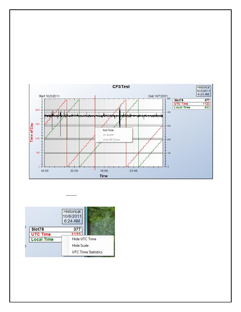 The cursor and legend | Super Systems SD Recorder II User Manual | Page 20 / 50