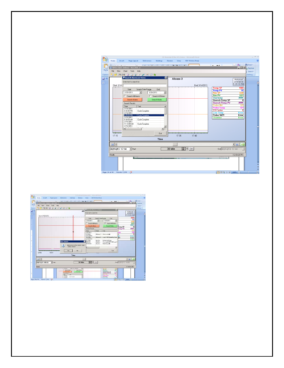 The search tool | Super Systems SD Recorder II User Manual | Page 29 / 50