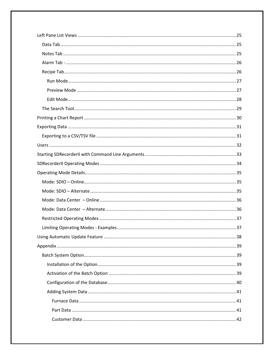 Super Systems SD Recorder II User Manual | Page 3 / 50