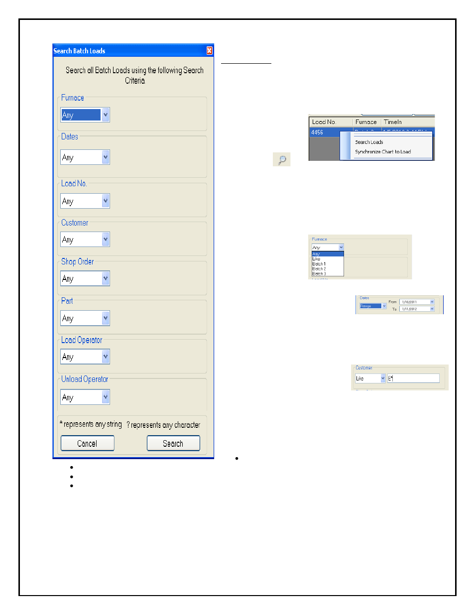 Searching loads | Super Systems SD Recorder II User Manual | Page 49 / 50