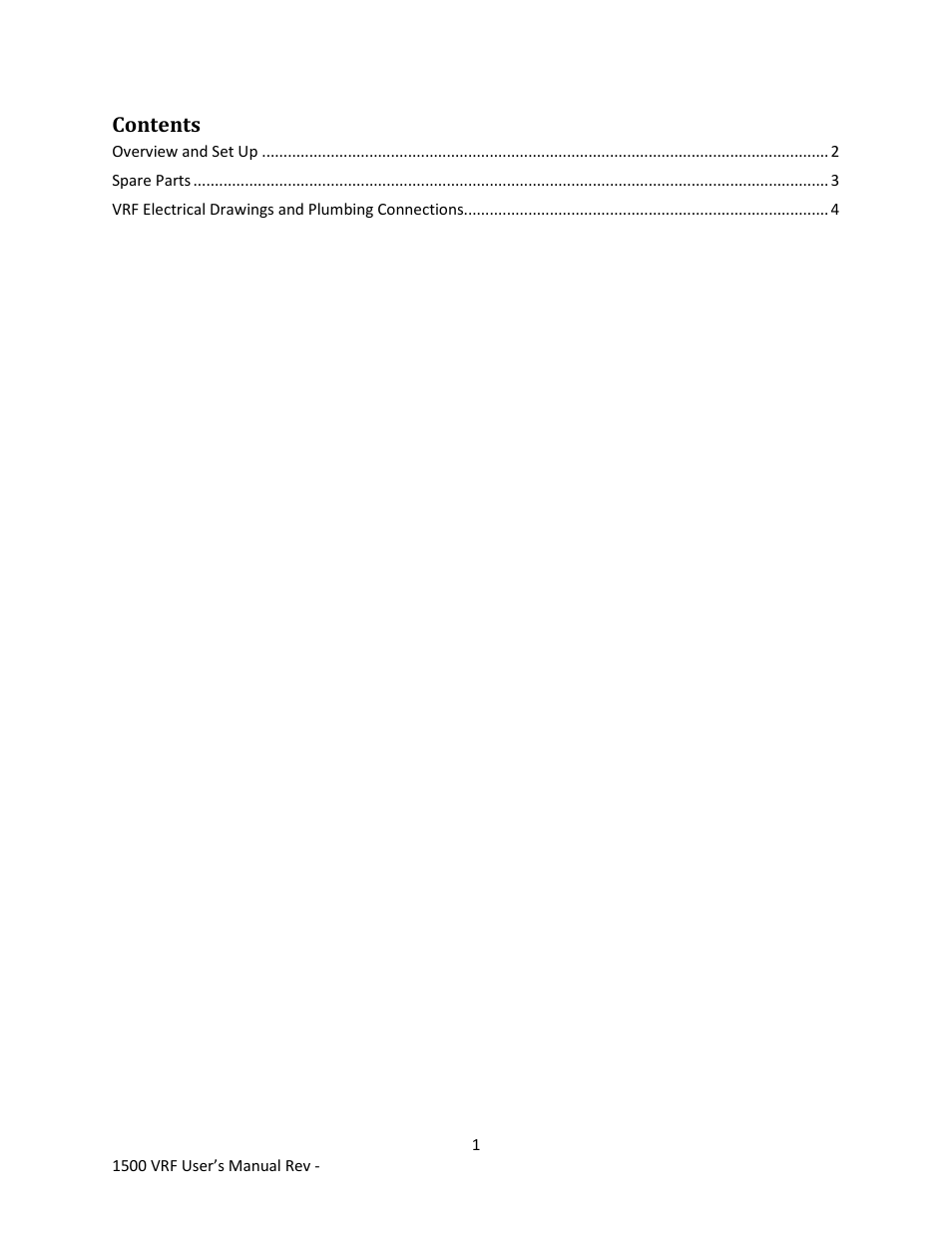 Super Systems 1500 VRF User Manual | Page 2 / 8