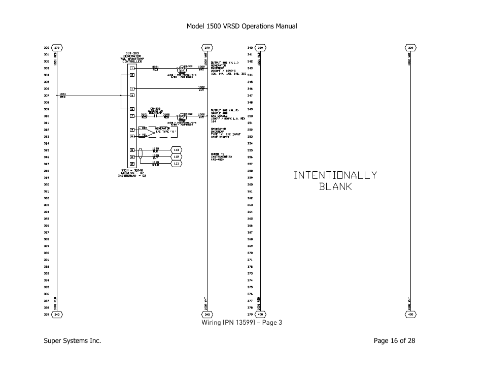 Super Systems 1500 VRSD User Manual | Page 16 / 28