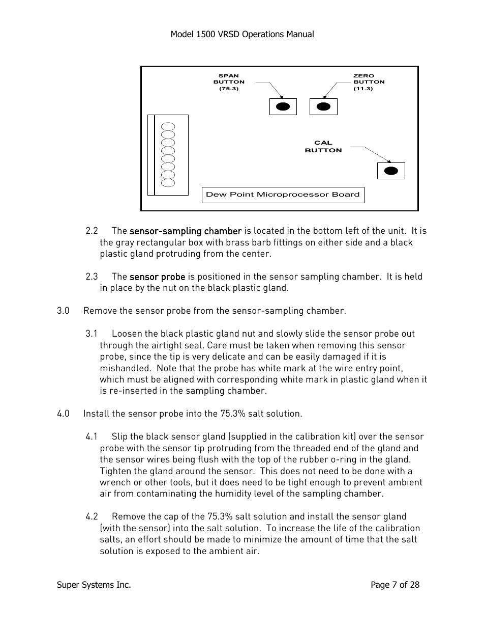 Super Systems 1500 VRSD User Manual | Page 7 / 28