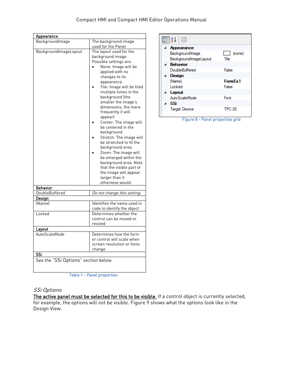 Ssi options | Super Systems Compact HMI User Manual | Page 11 / 60